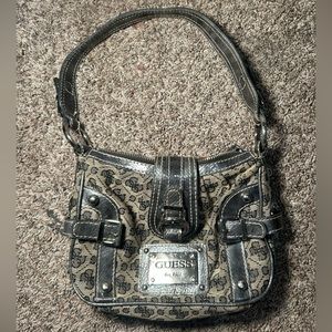 VINTAGE GUESS monogram hand bag!
